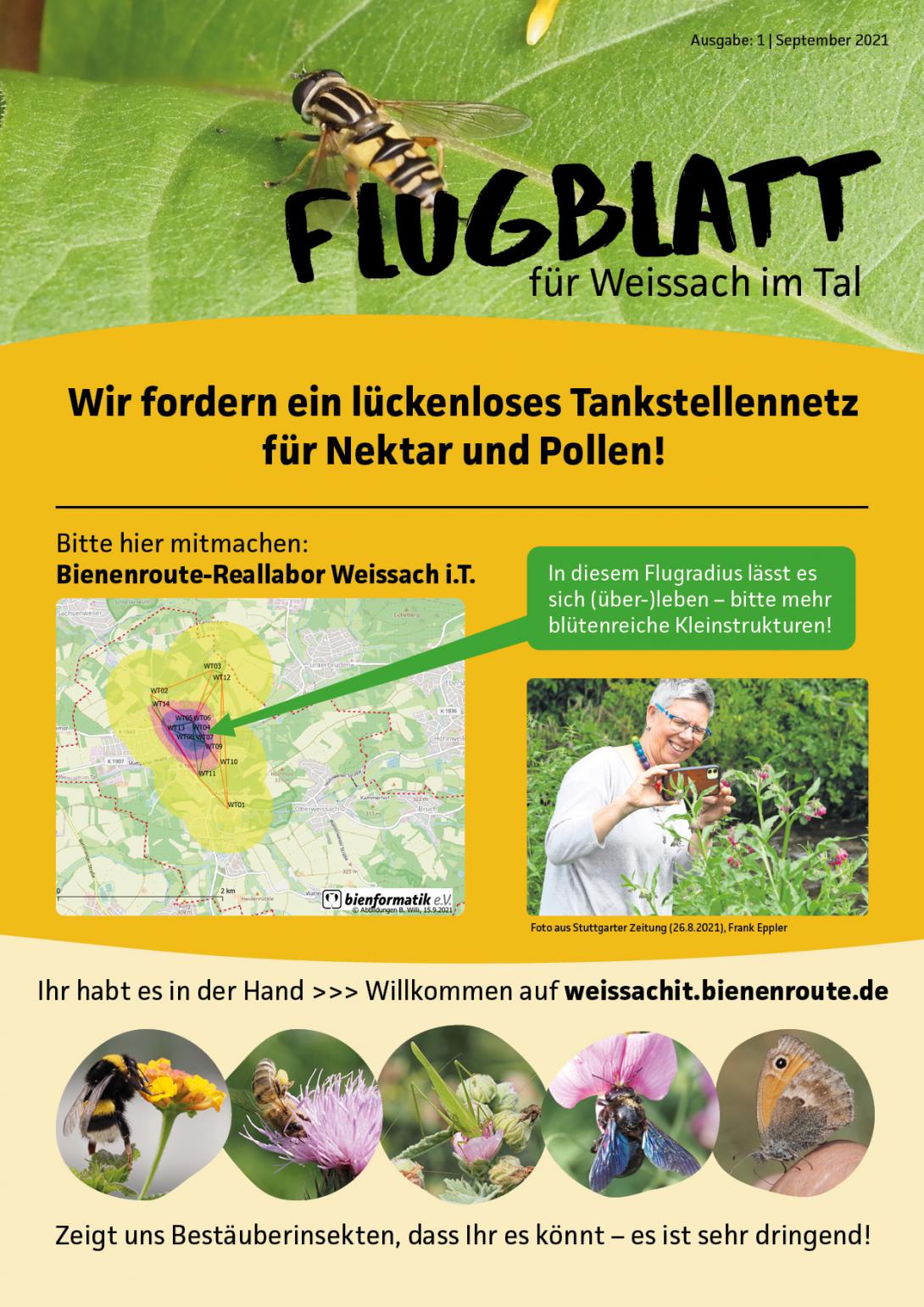 Flugblatt Ausgabe 1, September 2021